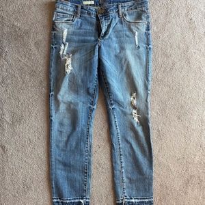 KUT from the Kloth Ankle Straight Leg Jeans